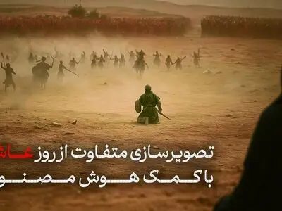 تصویرسازی متفاوت از روز عاشورا با کمک هوش مصنوعی + فیلم