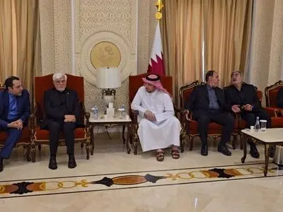 معاون اول رییس جمهور وارد قطر شد