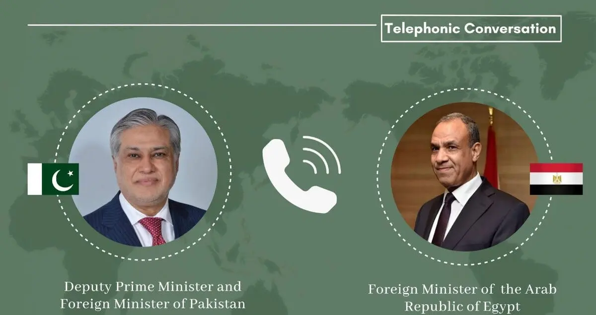گفتوگوی تلفنی اسحاق دار و عبدالعاطی درباره مسائل دوجانبه و منطقهای گفتوگوی تلفنی اسحاق دار و عبدالعاطی درباره مسائل دوجانبه و منطقهای