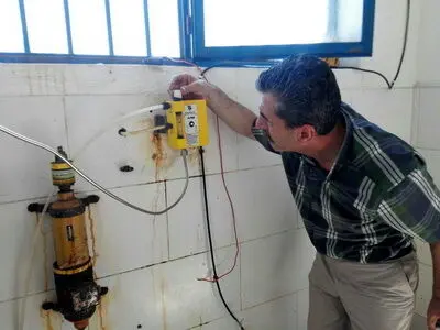 سامانه کلرزنی تاسیسات آبرسانی روستای پیله داربن راه‌اندازی شد