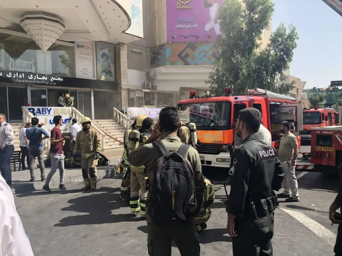 حریق در برج بهار