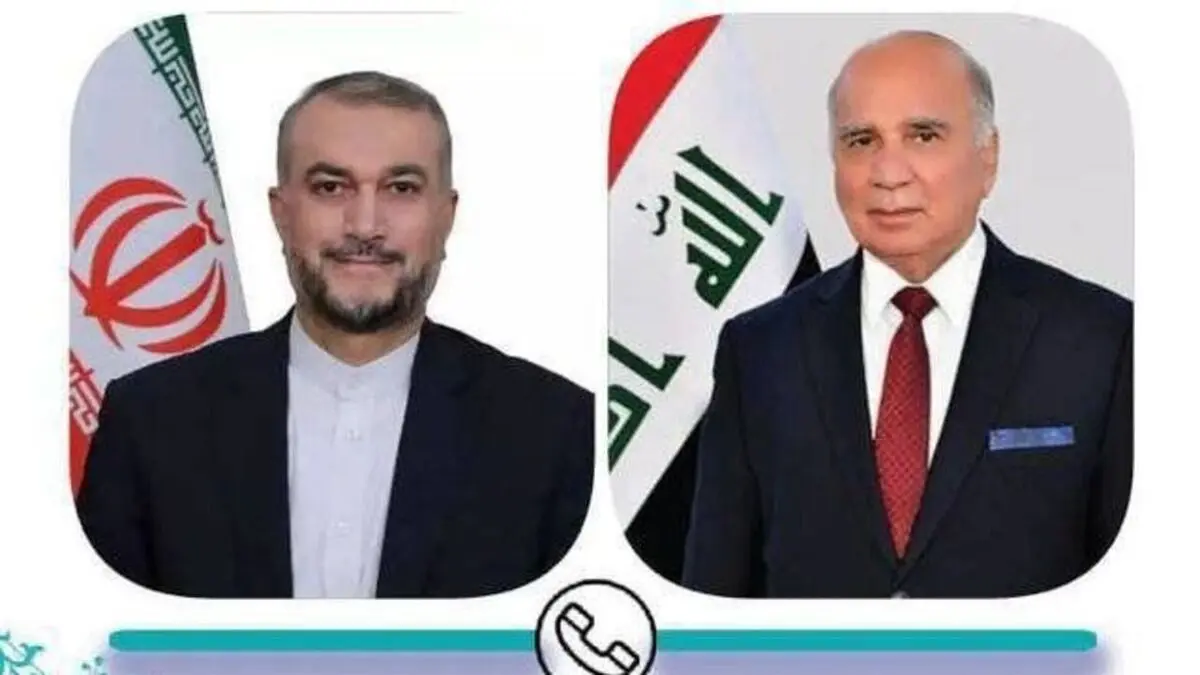 أمیرعبداللهیان ونظیره العراقي یبحثان الإجراءات بشأن الإتفاق لرفع العقوبات