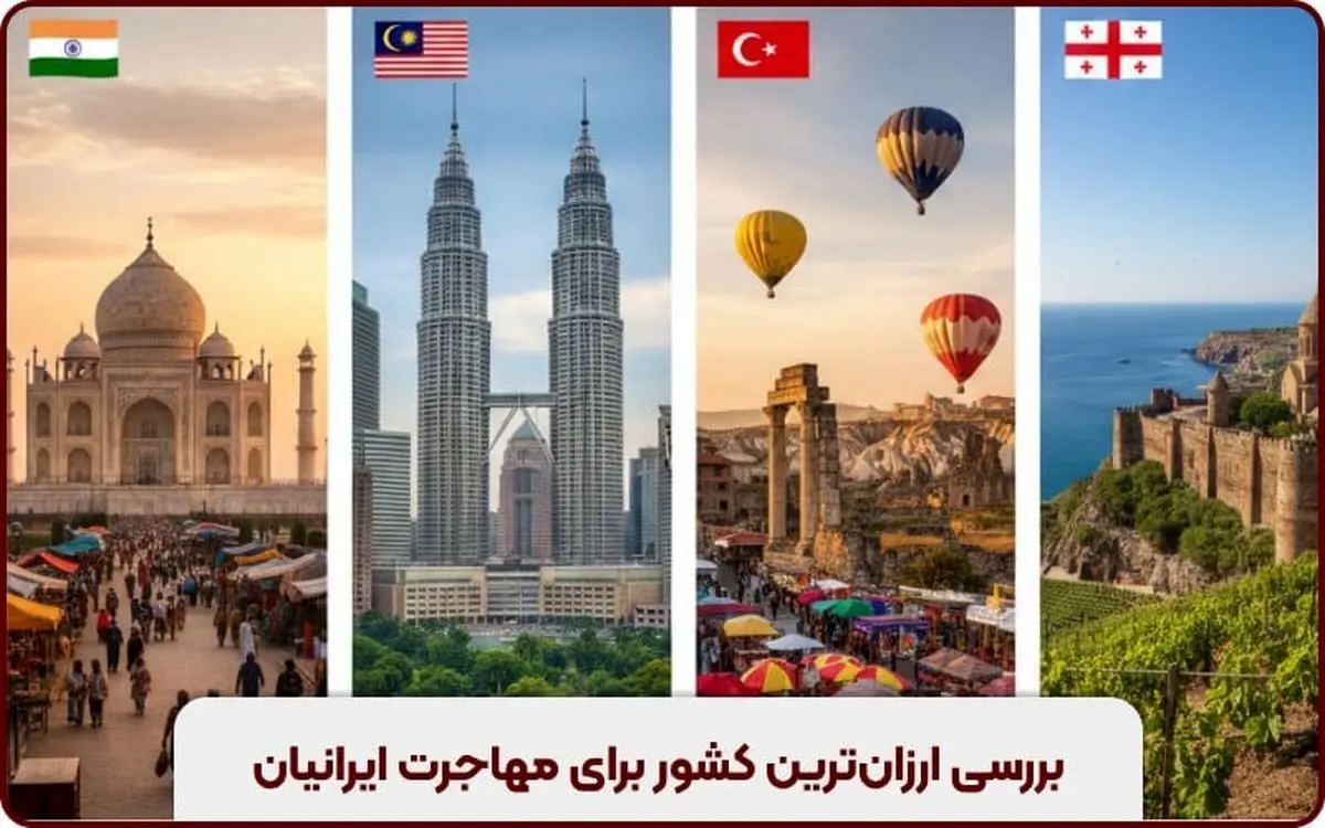 بررسی ارزان ترین کشور برای مهاجرت ایرانیان