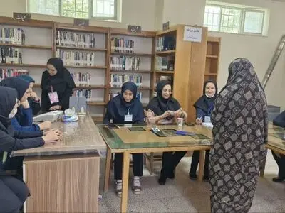 16 کتابخانه عمومی همدان شعبه اخذ رای شد