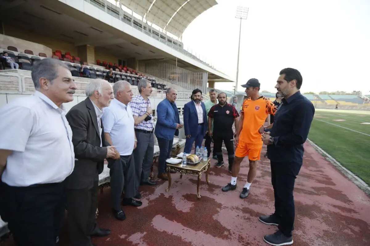 حضور پیشکسوتان در اولین تمرین پیش فصل پرسپولیس(عکس)
