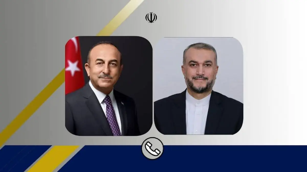Iranian, Turkish FMs speak on phone ahead of Erdogan Tehran visit