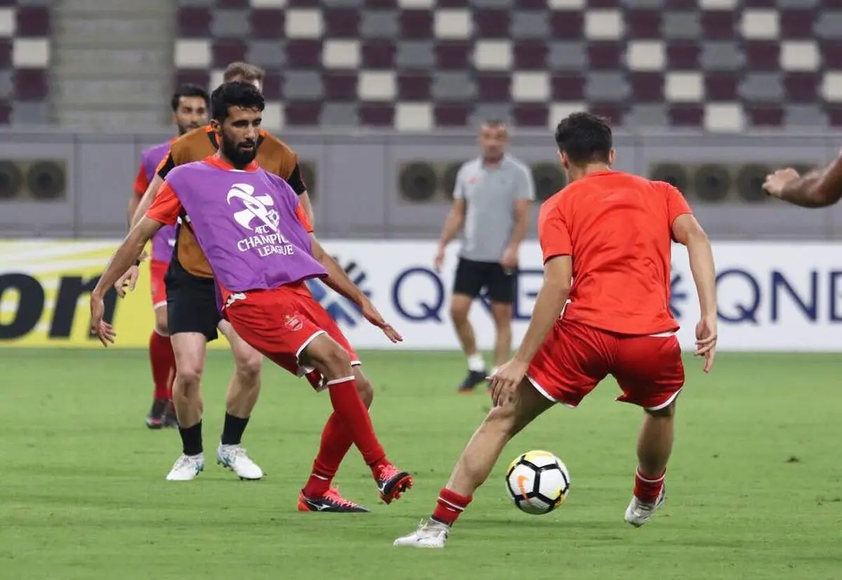 نعمتی و العربی چهره های ویژه بازی الدحیل - پرسپولیس