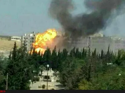 ویدئو/ انفجار در استادیوم ورزشی شهر ادلب