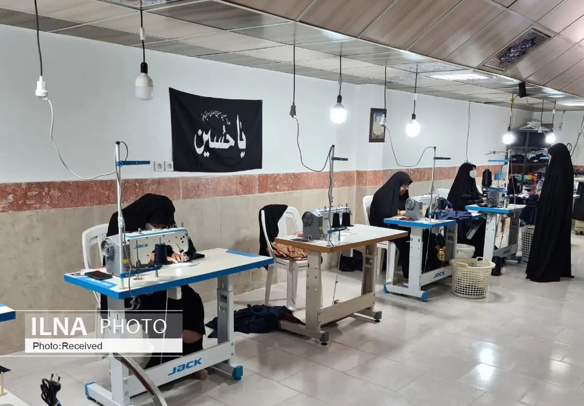 کارگاه خیاطی ویژه بانوان سرپرست خانوار در محمدیه افتتاح شد