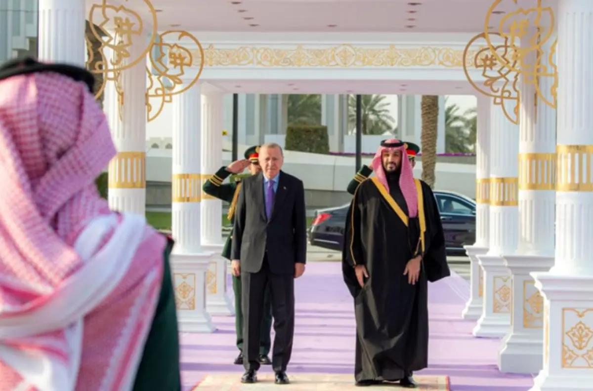 دیدار بن‌سلمان و اردوغان در ریاض