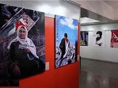 دفاع از فلسطین با رنگ و مجسمه