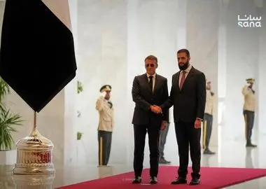 ماکرون و الجولانی دیدار کردند