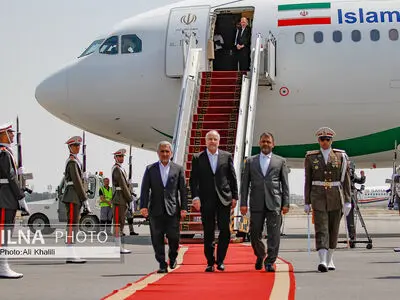 بازگشت رئیس مجلس شورای اسلامی از اجلاس بریکس