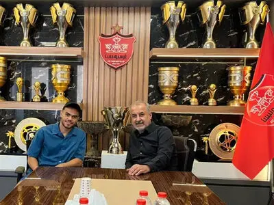 دیدار اوستون ارونوف با درویش در باشگاه پرسپولیس