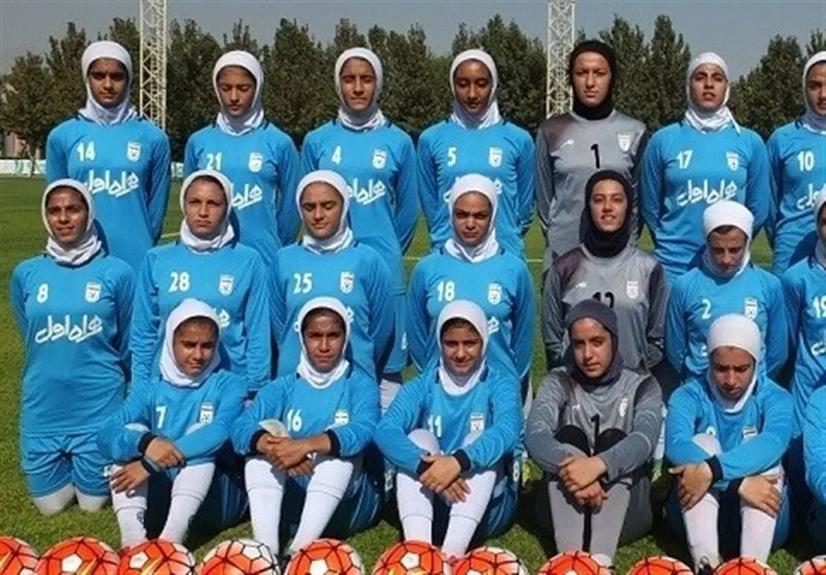 فوتبال دختران جوان ایران و اردن دیدارهای دوستانه برگزار می‌کنند
