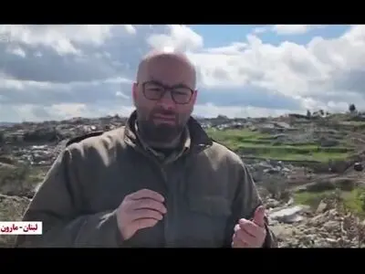 «مارون‌الرأس» پس از عقب‌نشینی اسرائیل از جنوب لبنان + فیلم