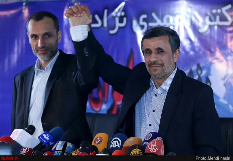 محمود احمدی نژاد و حمید بقایی
