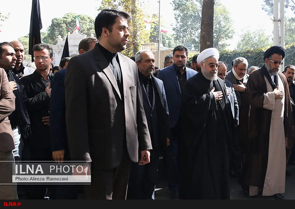 حضور روحانی در عزاداری مرکز نگهداری کودکان بهشت امام رضا(ع)