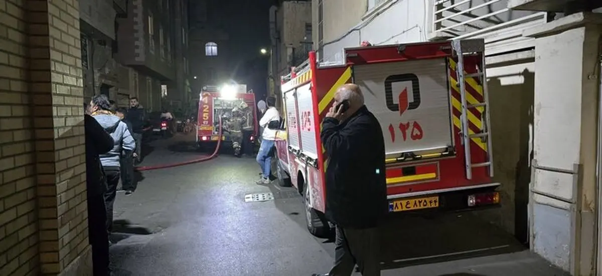 انفجار مواد محترقه در تهران ساختمان دو طبقه را تخریب کرد