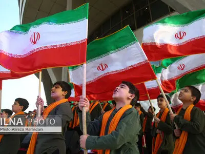مراسم روز جمهوری اسلامی ایران در برج میلاد