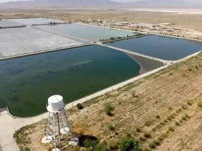 عایق آسیب دیده حوضچه تصفیه خانه فاضلاب کرج ترمیم شد