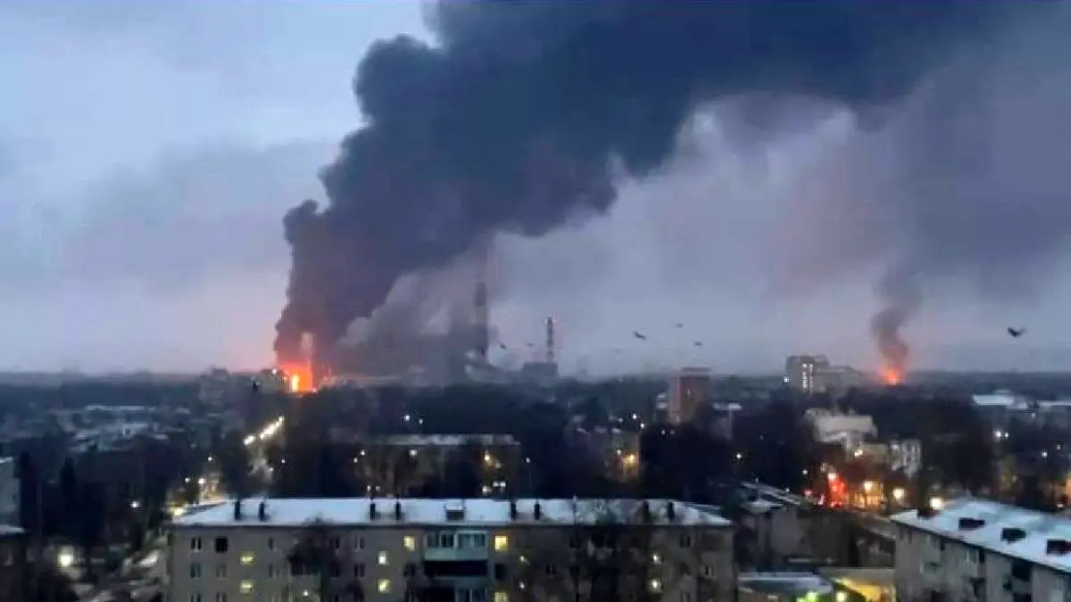 حمله پهپادی اوکراین به یک ایستگاه برق اصلی در مسکو