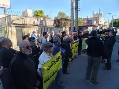 تجمع بازنشستگان تأمین اجتماعی در چند شهر