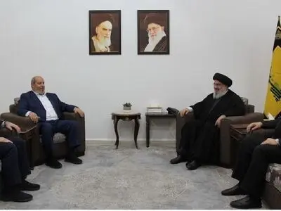 السید نصر الله یلتقی وفداً من حماس.. تأکید مواصلة التنسیق المیداني والسیاسي