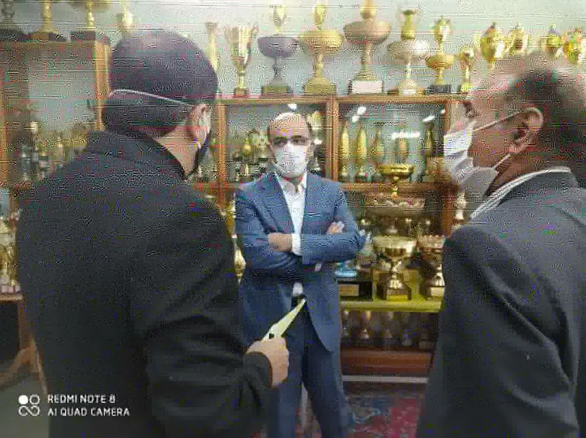 بازدید مهندس عظیمیان از باشگاه سپاهان (تصاویر)