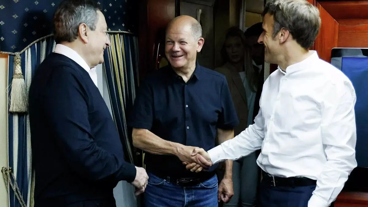 تهدید مشترک ماکرون و شولتز برای انتقام تجاری از بایدن

