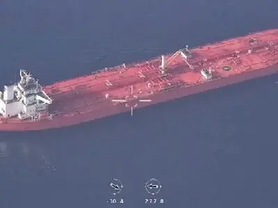 Vietnamese oil tanker now free in open waters; AP report