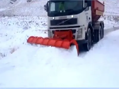 مسدود شدن محور بیرجند - قاین به علت بارش برف سنگین