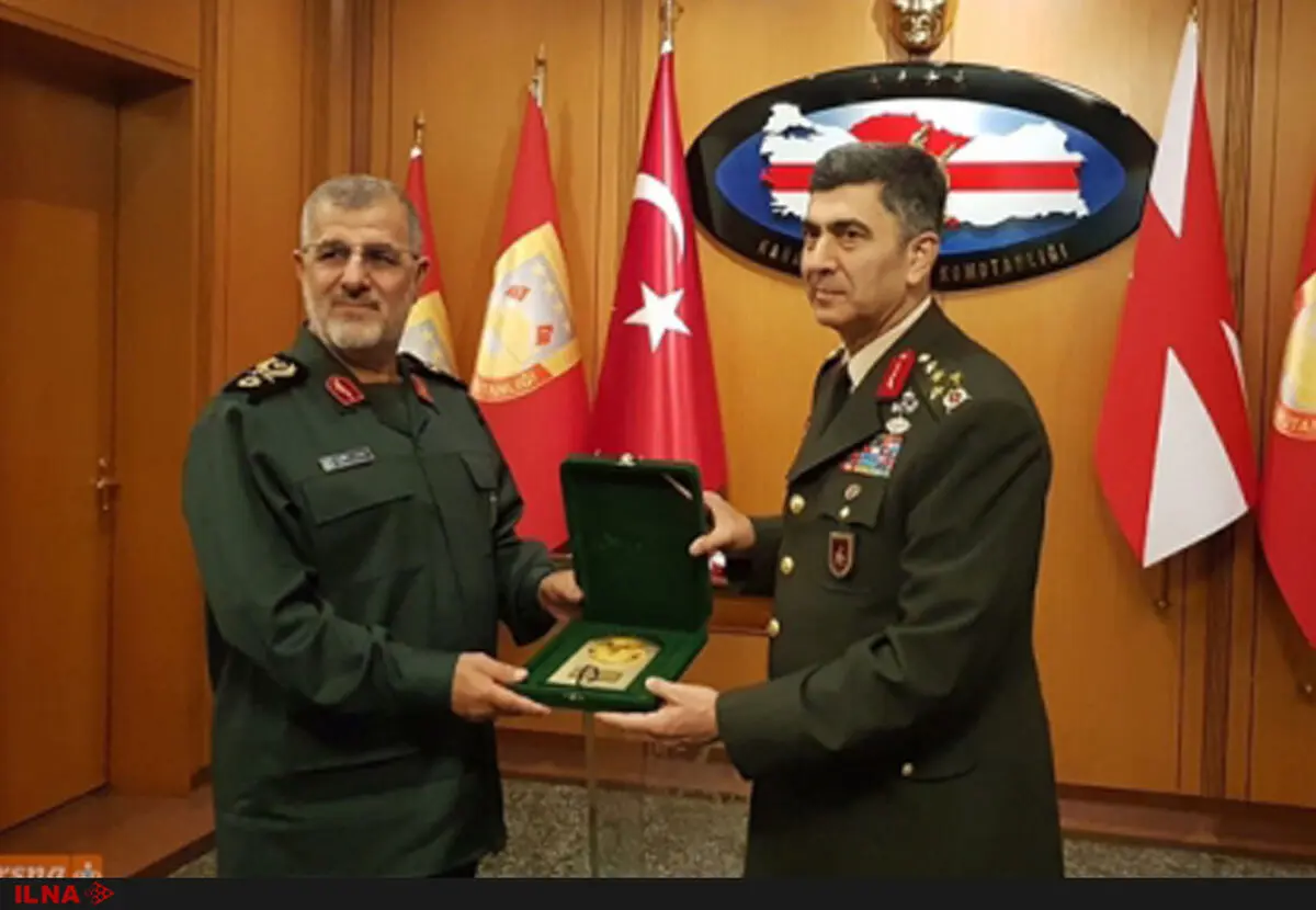 سردار پاکپور با رئیس ستاد کل و فرمانده نیروی زمینی ارتش ترکیه دیدار کرد