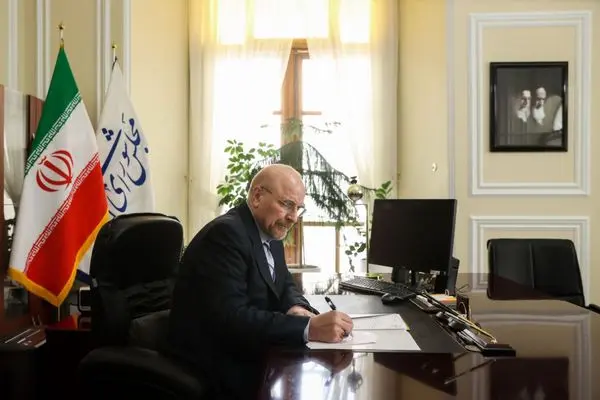 پیام تسلیت رئیس مجلس در پی درگذشت همسر سردار فد‌وی