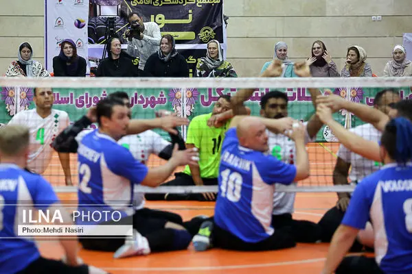 دیدار دوستانه والیبال نشسته ایران و روسیه