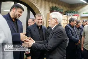 مراسم ختم مادر رئیس جمعیت هلال احمر