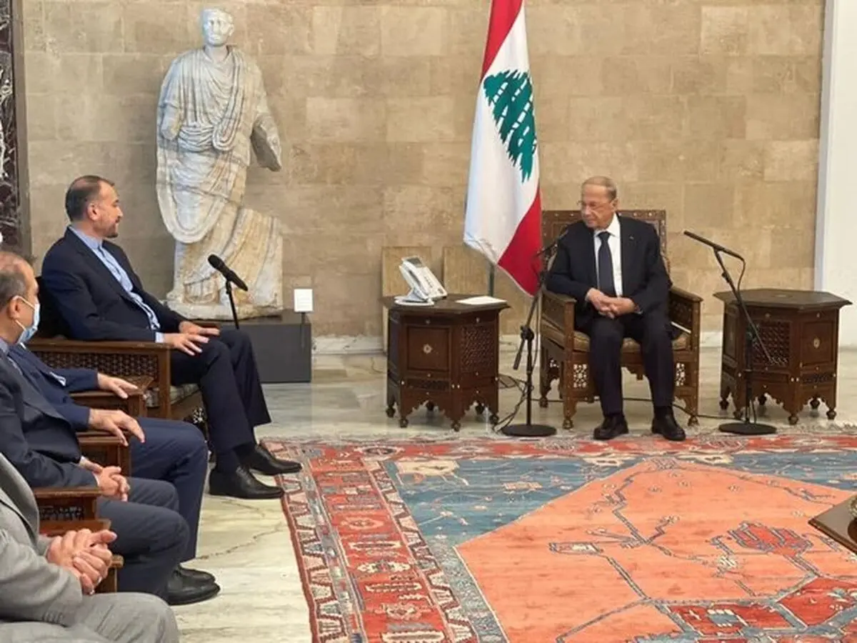 امیرعبداللهیان با میشل عون دیدار کرد