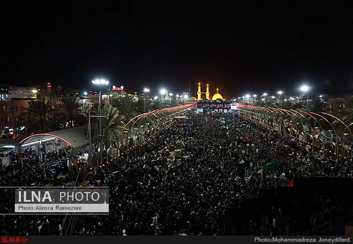 فیلم/عزاداری زائرین در موکب ایلنا در روز اربعین