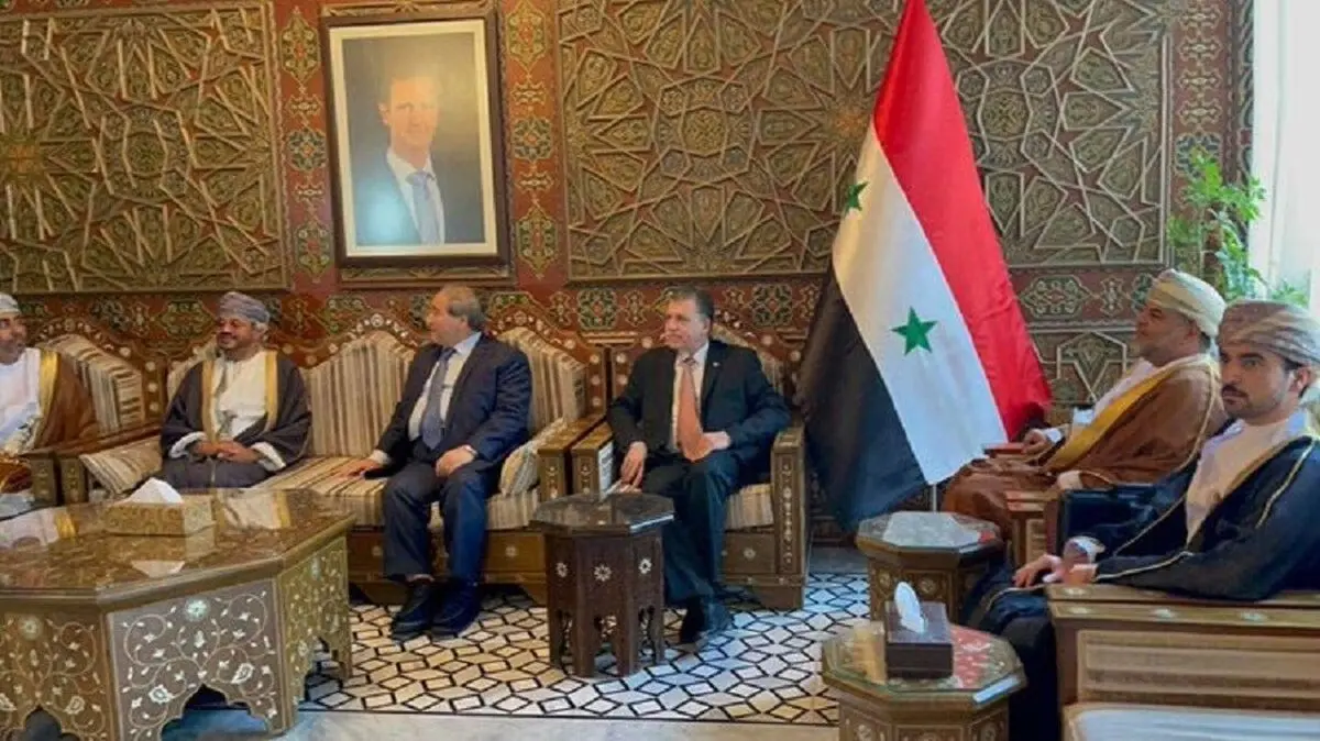 وزیر خارجه عمان وارد دمشق شد

