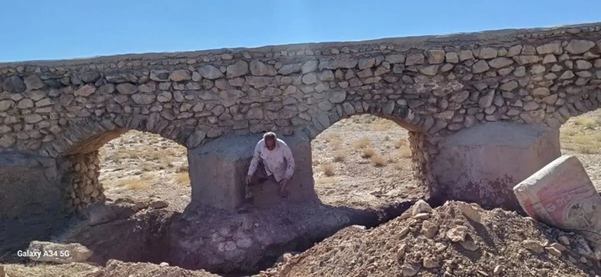 مرمت ۱۲ پل تاریخی در برکوئیه بافق