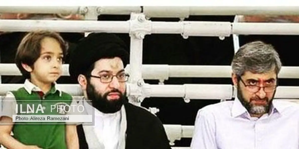 عکس/ فرزند، داماد و نوه رهبر معظم انقلاب