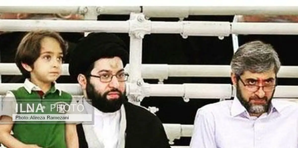 عکس/ فرزند، داماد و نوه رهبر معظم انقلاب