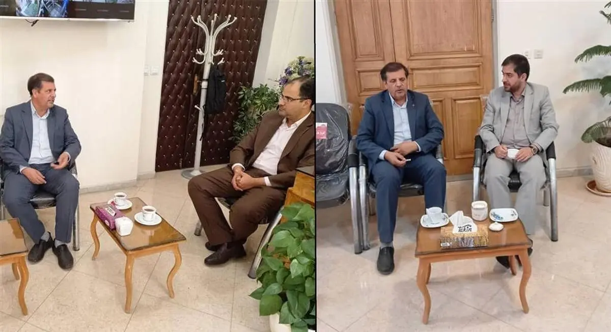 دیدار مدیرعامل ذوب آهن اصفهان با رئیس دادگستری و دادستان شهرستان لنجان
