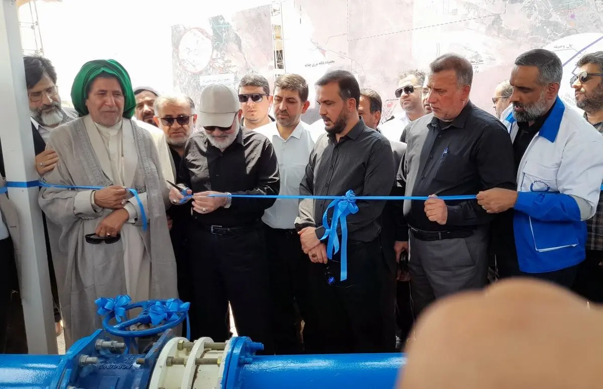 آیین افتتاح طرح آبرسانی به ۴۴ روستای توابع شهرستان حمیدیه