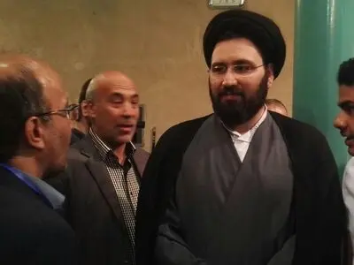 حضور حجت‌الاسلام سیدعلی خمینی در حسینیه جماران