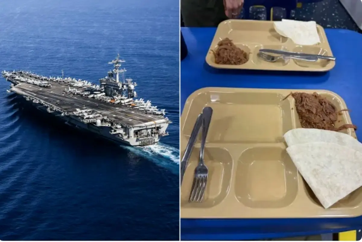 حاشیه تازه برای ناوهای آمریکایی؛ بحث بر سر کیفیت تغذیه نیروهای اعزامی