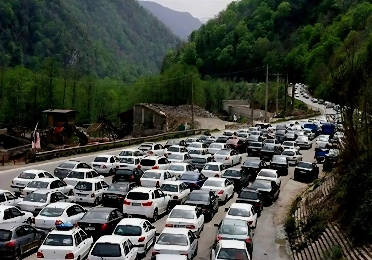 ترافیک پرحجم و روان در هراز و سوادکوه 