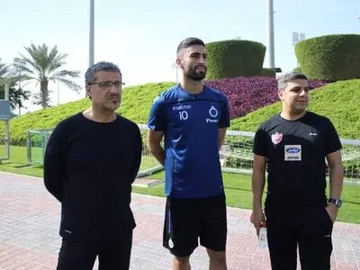 مهاجم استقلالی مورد علاقه برانکو در تمرین سرخپوشان