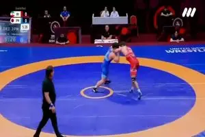 ویدئو: پیروزی درخشان کامران قاسمپور برابر حریف قدرتمند ژاپنی