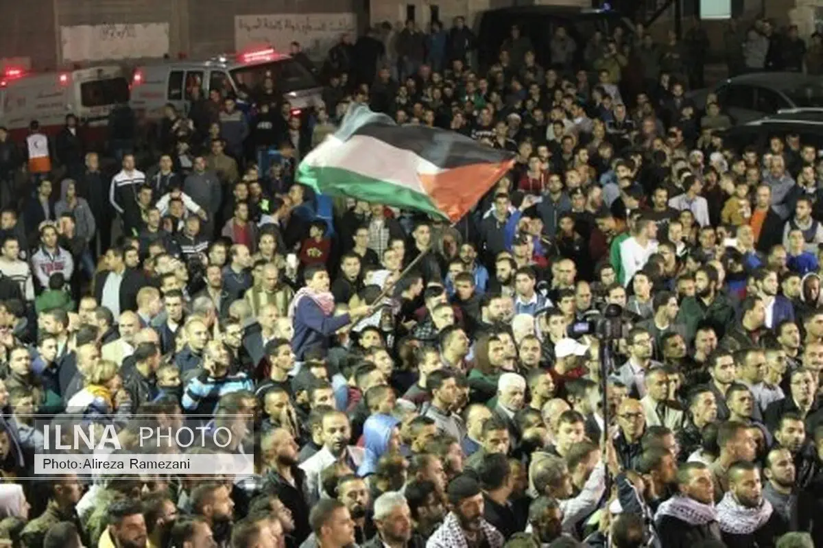 خاکسپاری شهدای فلسطینی‌ در «هبرون»